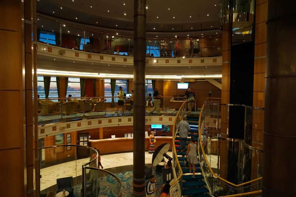 NCL Sky cruise ship Atrium