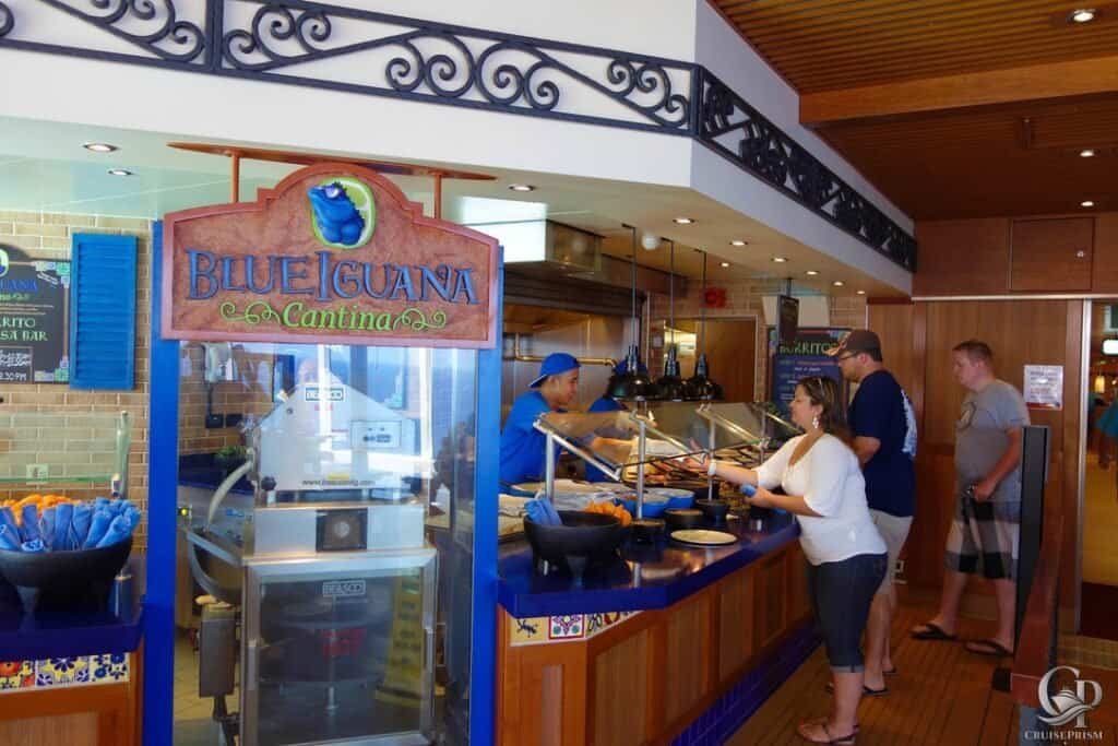 Carnival Breeze Blue Iguana Cantina