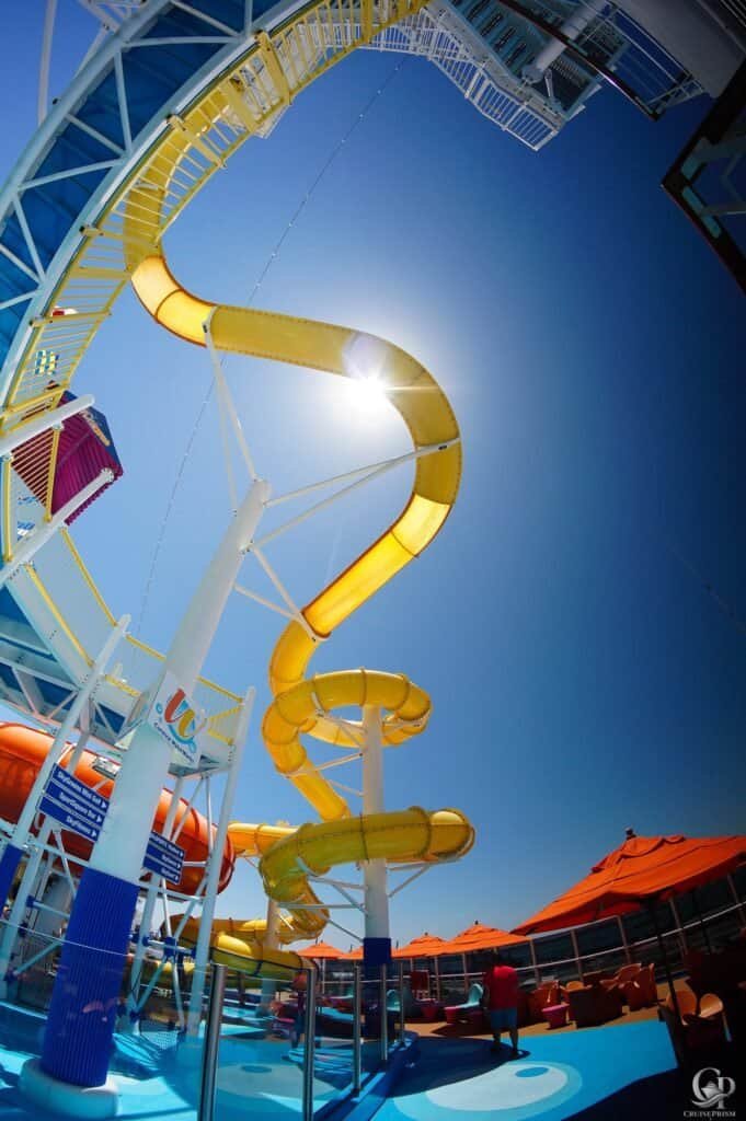 Carnival Breeze Water Slides