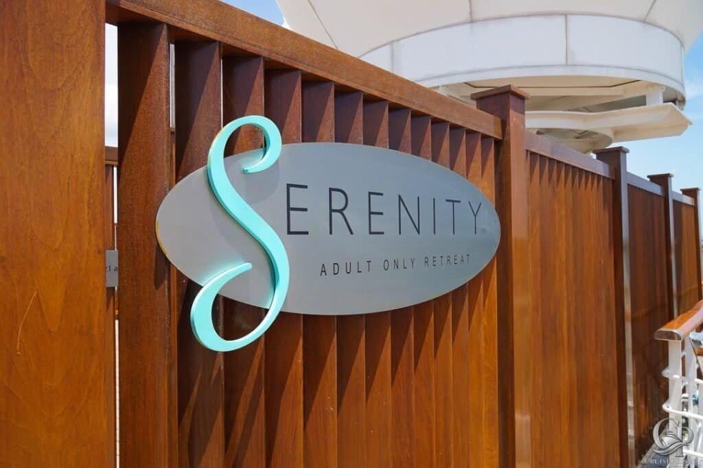 Carnival Victory Serinity adults only area