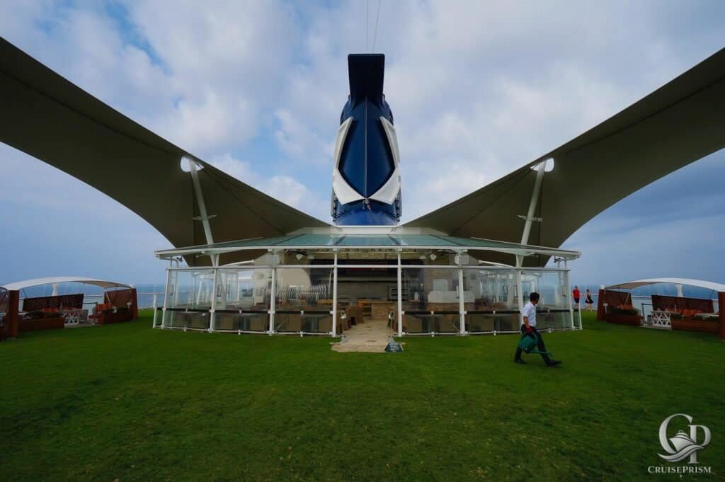 Celebrity silhouette Lawn Club, offering stunning ocean views and premium amenities.
