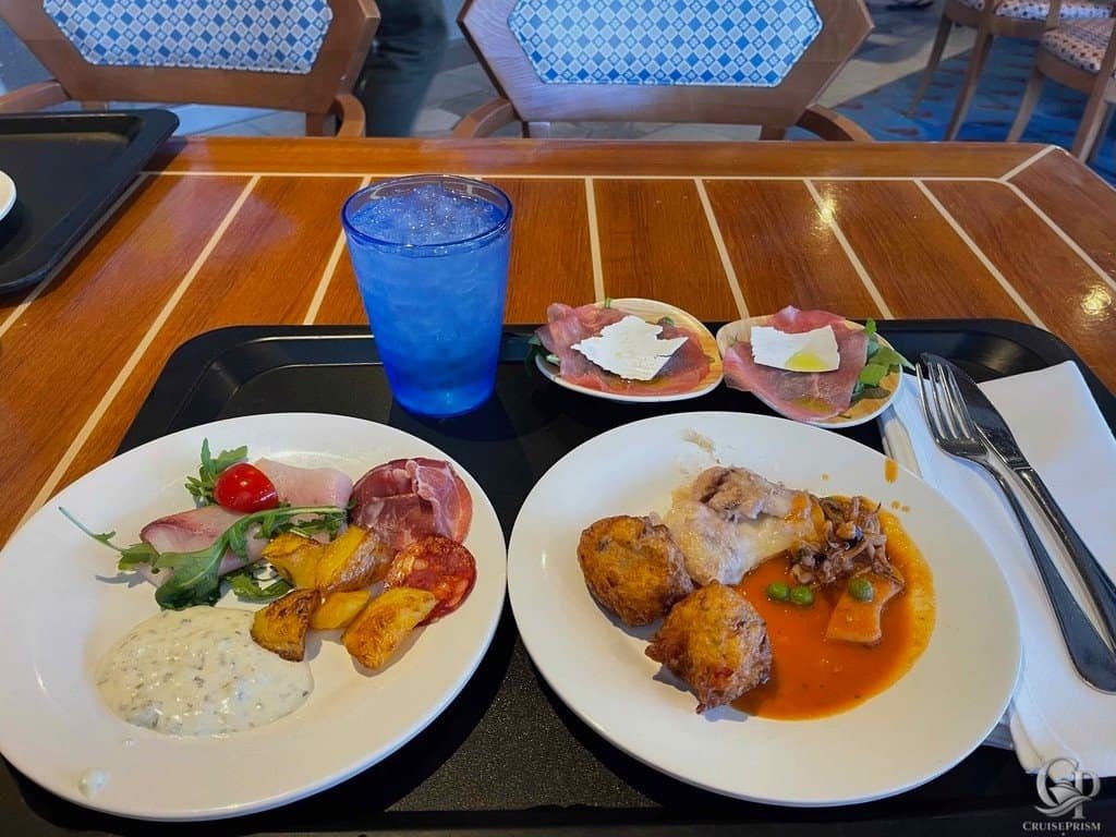 Costa Deliziosa Buffet Food Options