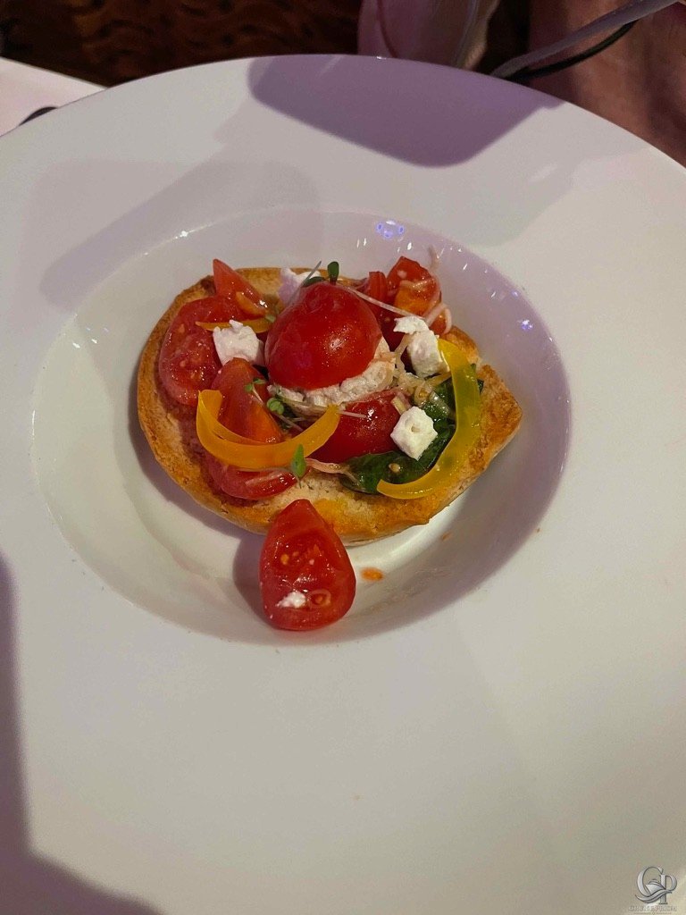 Costa Deliziosa Main Dining Room Dinner Appetizer 