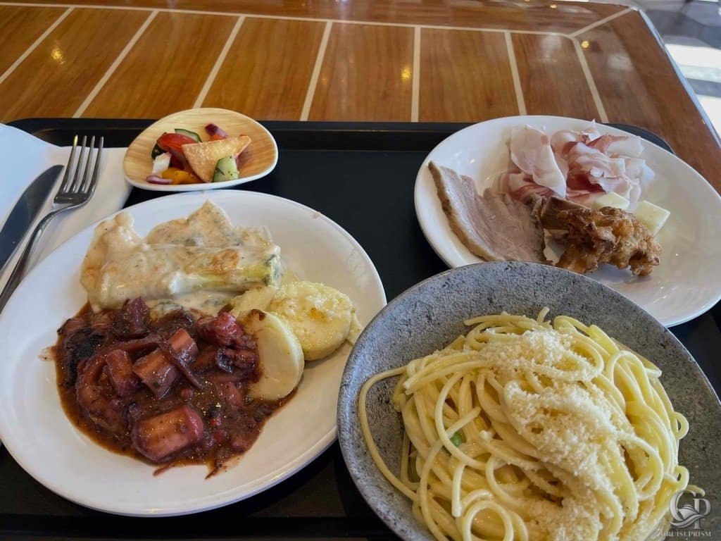 Costa Deliziosa Buffet Lunch Options