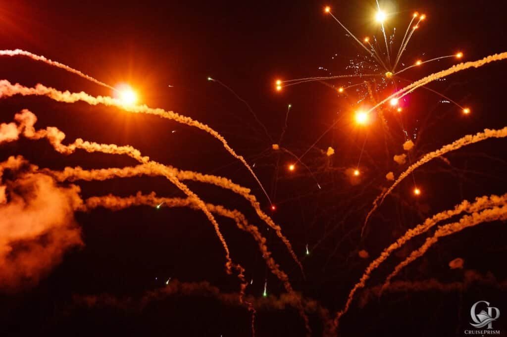Fireworks Shows aboard Disney Dream Cruise