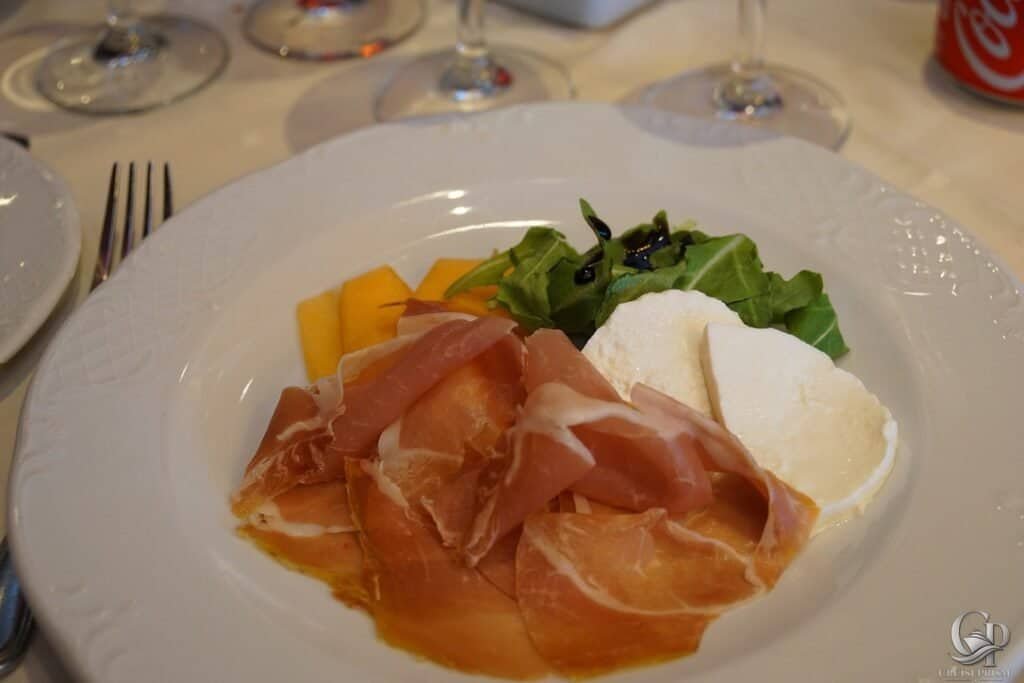 MSC Divina Main Dining Room Food