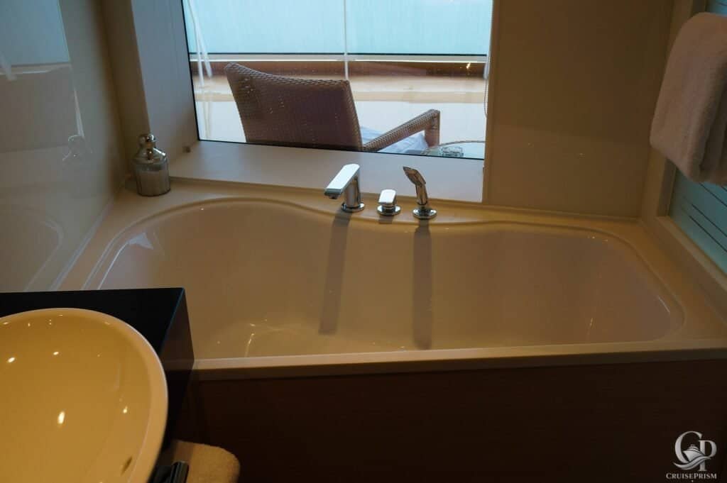 Norwegian Breakaway AFT Suite bathroom