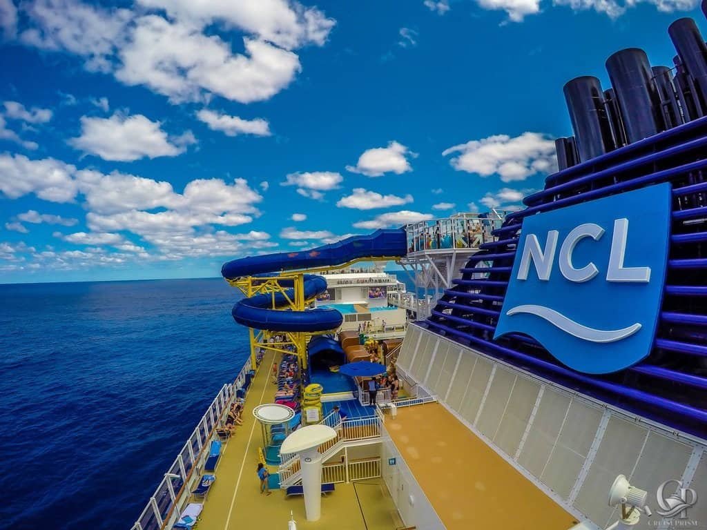 Norwegian Escape Water Slides