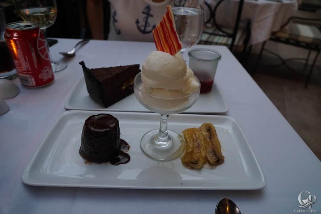 Oasis of the Seas Chops Desserts