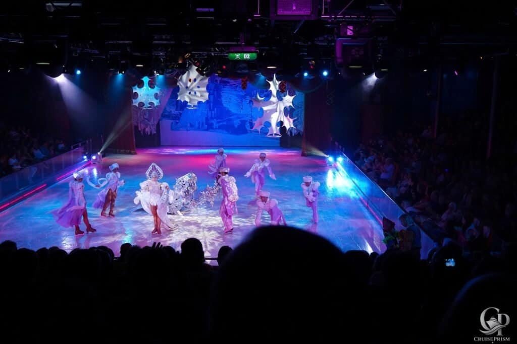 Oasis of the Seas Frozen in Time Ice skating show