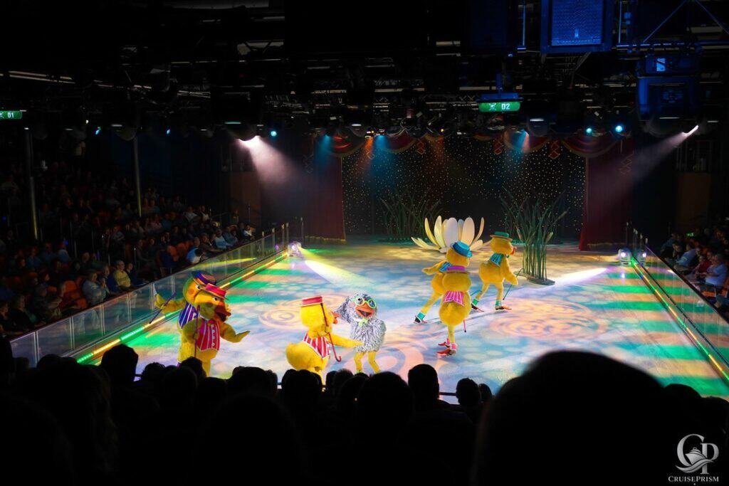 Oasis of the Seas Frozen in Time Ice skating show