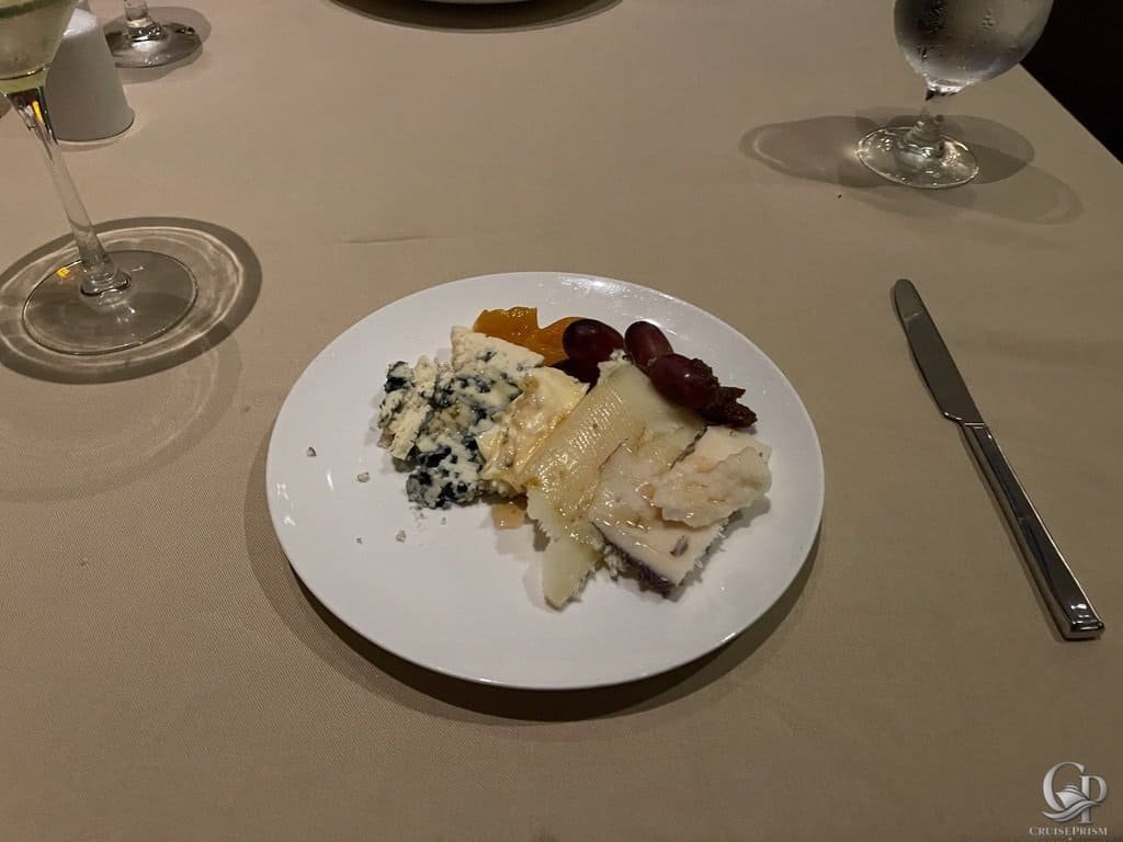 Symphony of the Seas Cheese Plane in the Main Dining Room