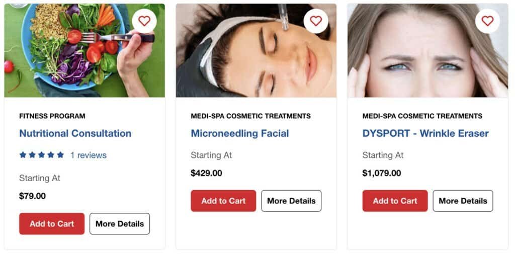 Carnival cruise line spa prices for Carnival Celebration