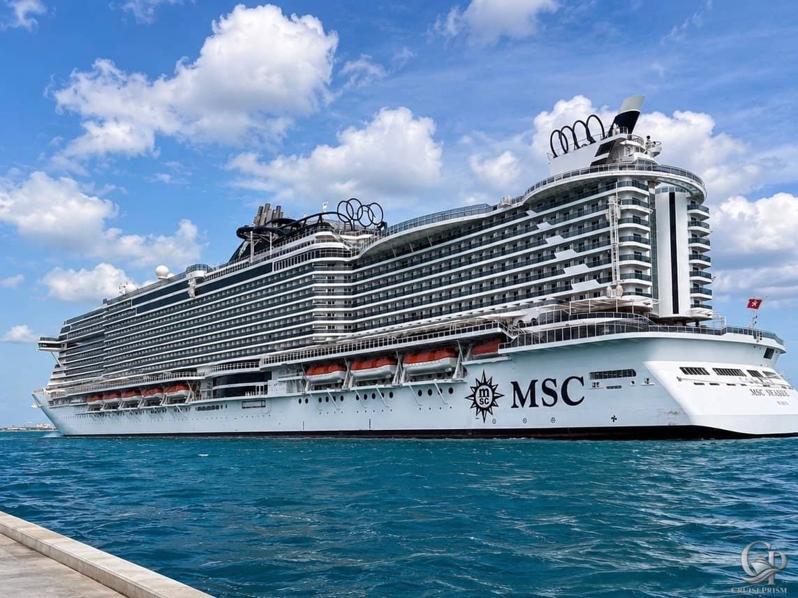 MSC Seaside in Nassau Bahamas