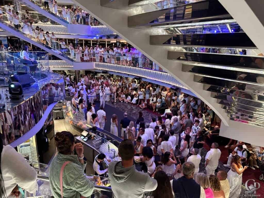 MSC Seaside Atrium White Party