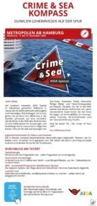 AIDAnova Crime & Sea Kompass – Das komplette Sonderprogramm der Krimi-Kreuzfahrt