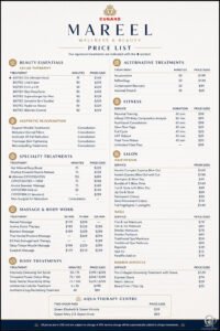Cunard Spa Prices: Mareel Wellness & Beauty Guide (With Photos)