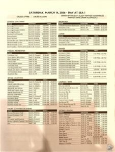 Disney Adventure Personal Navigator (Singapore): Daily Activities & Daily Schedules
