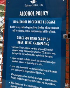 Disney Cruise Line Alcohol Policy: Wine, Beer, Champagne & Liquor Rules