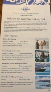 Holland America Westerdam The Daily – Alaska Cruise Daily Programs