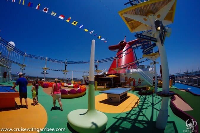 Carnival Breeze Rope Course and Games