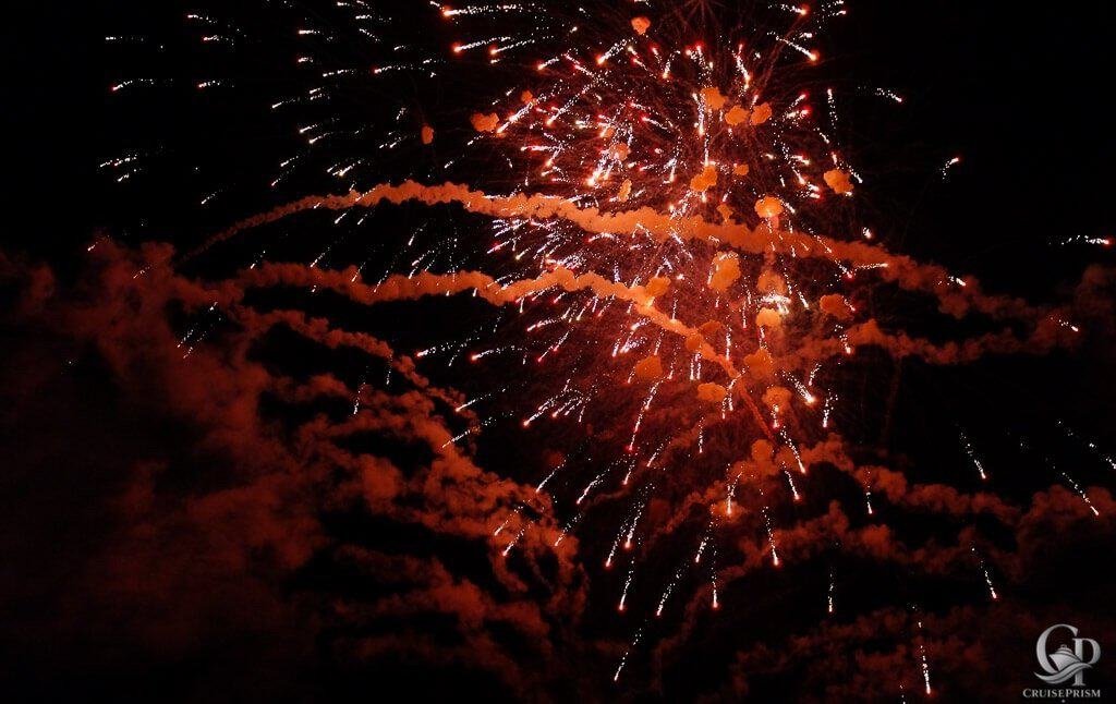 Disney Dream Fireworks as Sea