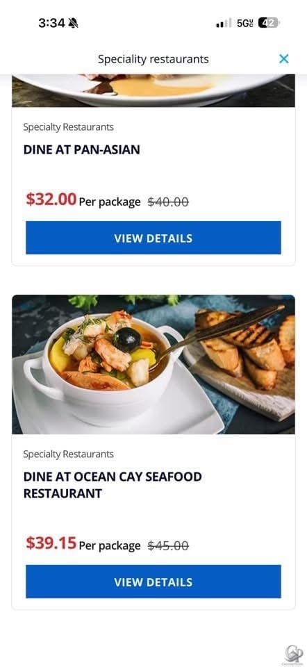 MSC Seaside Specialty Restaurant Prices (2026): Full Dining Package Guide & Is It Worth It?