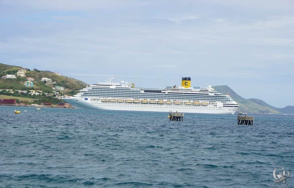 Costa Ship Docked in St. Kitts