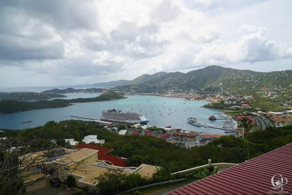 Norwegian Escape Docked in St Thomas