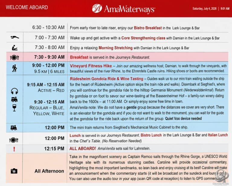 AmaVenita Daily Cruiser: Rüdesheim and Rhine Gorge