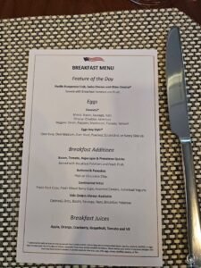 American Cruise Lines Breakfast Menus: What to Expect Onboard