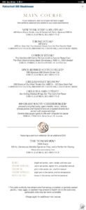 Carnival Fahrenheit 555 Steakhouse Menu Guide
