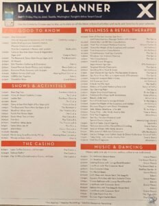 Celebrity Edge Daily Planner: What to Expect Onboard