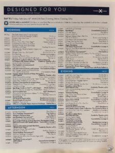 Celebrity Infinity Daily Planner: Entertainment, Activities, Dining & Spa Guide