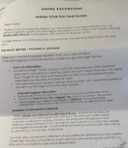Celebrity Xcel Extend Your Stay in Barcelona: Late Disembarkation Guide