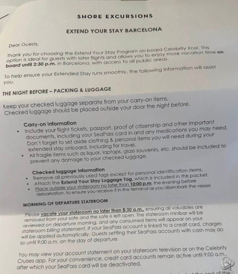 Celebrity Xcel Extend Your Stay in Barcelona: Late Disembarkation Guide