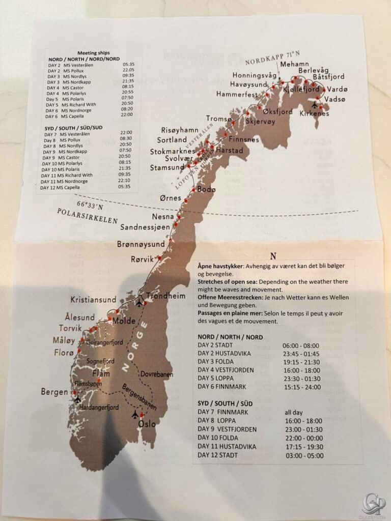 Hurtigruten Coastal Express Welcome Guide and Onboard Information