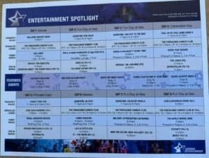 Carnival Spirit Entertainment Guide: Shows, Comedy & Activities