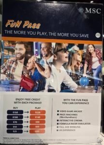 MSC Cruises Fun Pass Guide: Prices, Games & Attractions