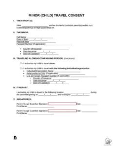 MSC Cruises Minor Travel Consent Form & Requirements