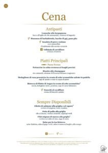 MSC Meraviglia Yacht Club Menus: Breakfast, Lunch & Dinner