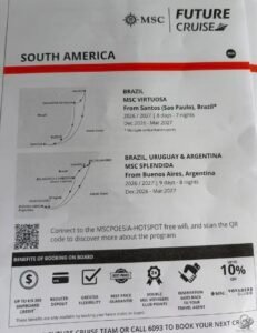 MSC South America Cruises: Virtuosa & Splendida Itineraries
