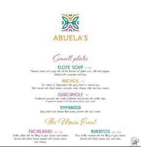 Marella Cruises Abuela’s Restaurant Menu Guide