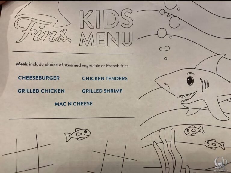 Margaritaville at Sea Kids Menu Guide