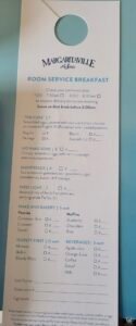 Margaritaville at Sea Room Service Breakfast Menu Guide