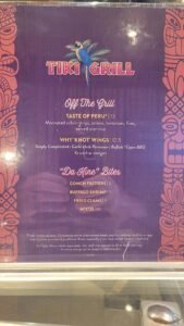 Margaritaville at Sea Tiki Grill Menu