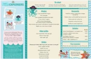 P&O Cruises Children’s Menu Guide