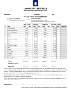 Royal Caribbean Laundry Service Prices and Options