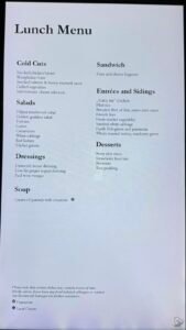 Uniworld S.S. Victoria Menus: Lunch, Dinner and Golden Celebration