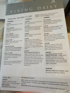 Viking Buri Daily Program: Avignon to Viviers